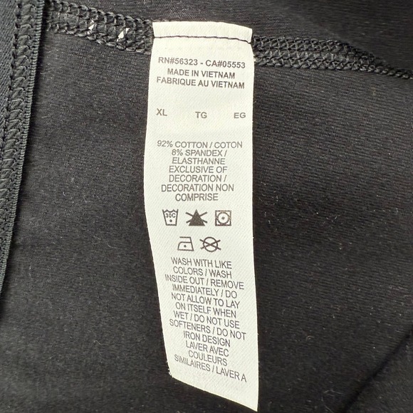 Nike Womens Leggings All Over Print Just Do It Black White XL AR3260 Leg A See - Picture 8 of 10